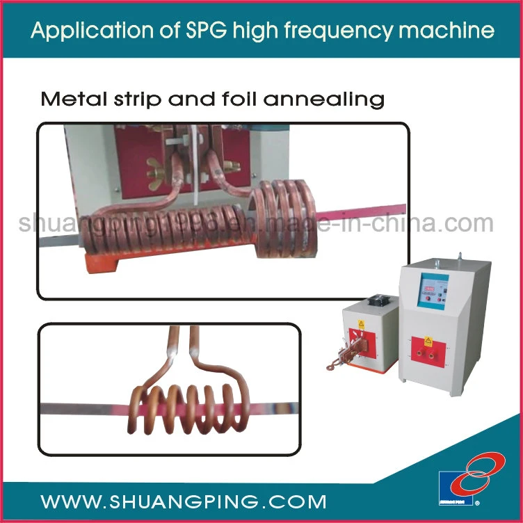 90kw High Frequency Induction Heating Machine Spg50K-90b Wire and Steel Trip Annealing