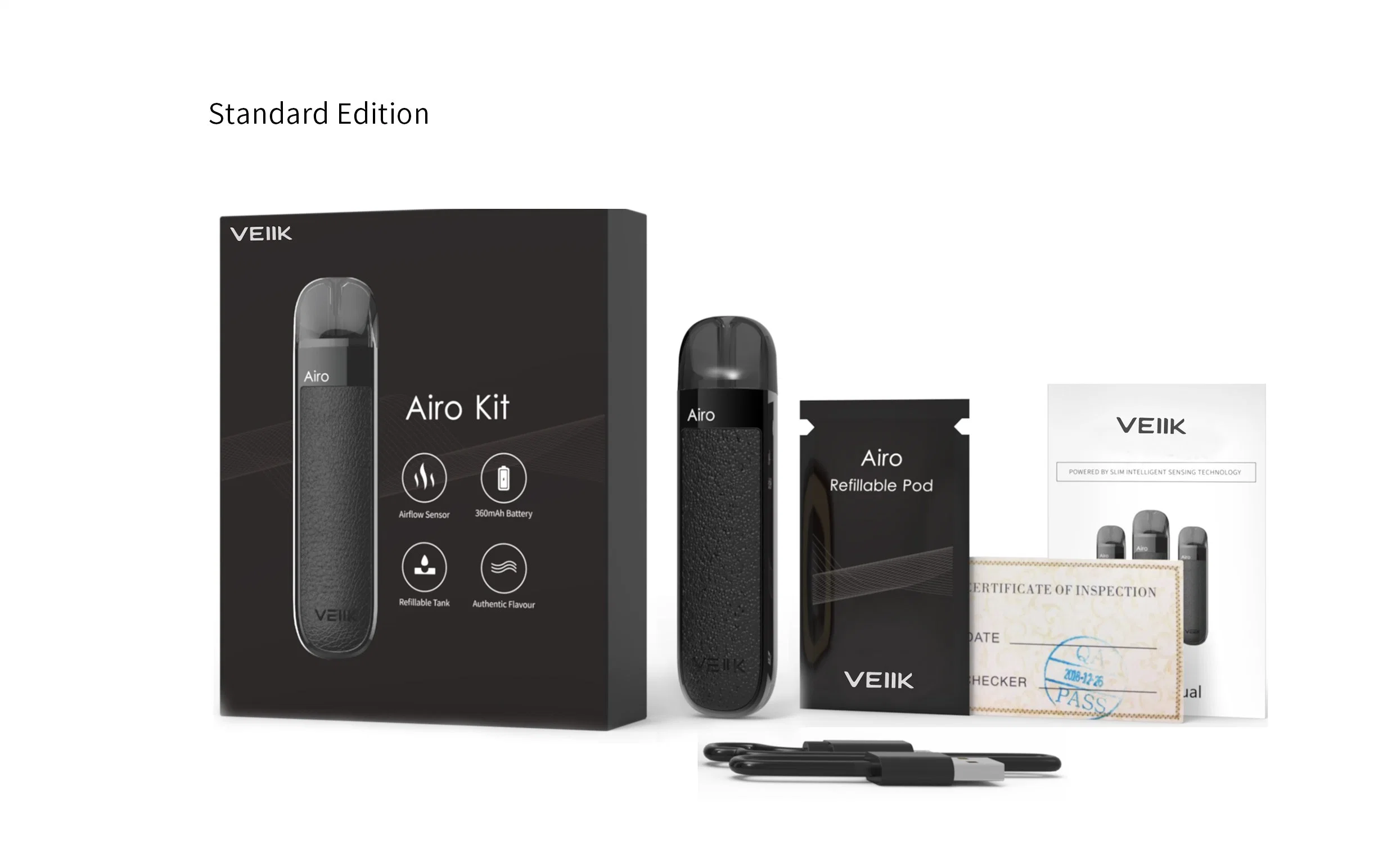 Veiik Airo Sistema Pod Wholesale/Supplier cigarrillo electrónico Kit de Vape Mtl