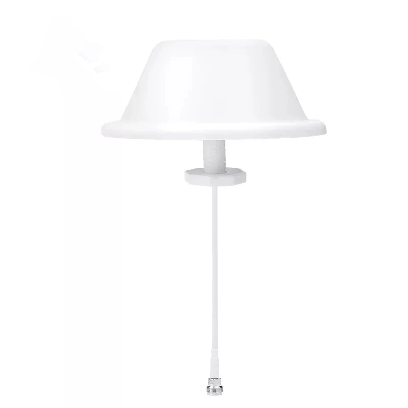 Factory Directly 50W RF Dish Omni Ceiling Antenna 698-4000MHz 5g with N Female Connector Wide Frequency Range Widely Used for Telecommunication Systems