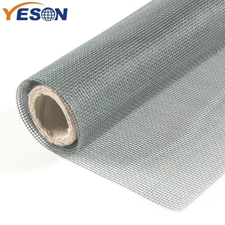 Natural Color Aluminum Alloy Window Insect Net Mosquito Mesh Screen for Windows and Doors