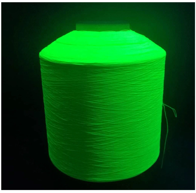 Spezielle langnachleuchtende gefärbte Polyester Luminous DTY Twisted Single Fiber Thread Monofilament Filament Garn für Handstricken