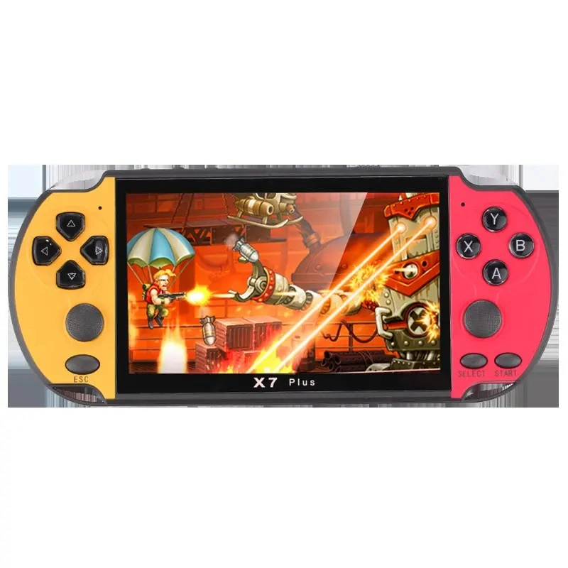 Portable Retro X7 Plus 5.1 Inch 8GB Video Gaming Handheld Console Nostalgic Classic Dua Player for PSP 10000+ Games