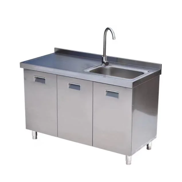 Wholesale/Supplier Price Stainless Steel Kitchen Cbinet with Sink for Kitchen