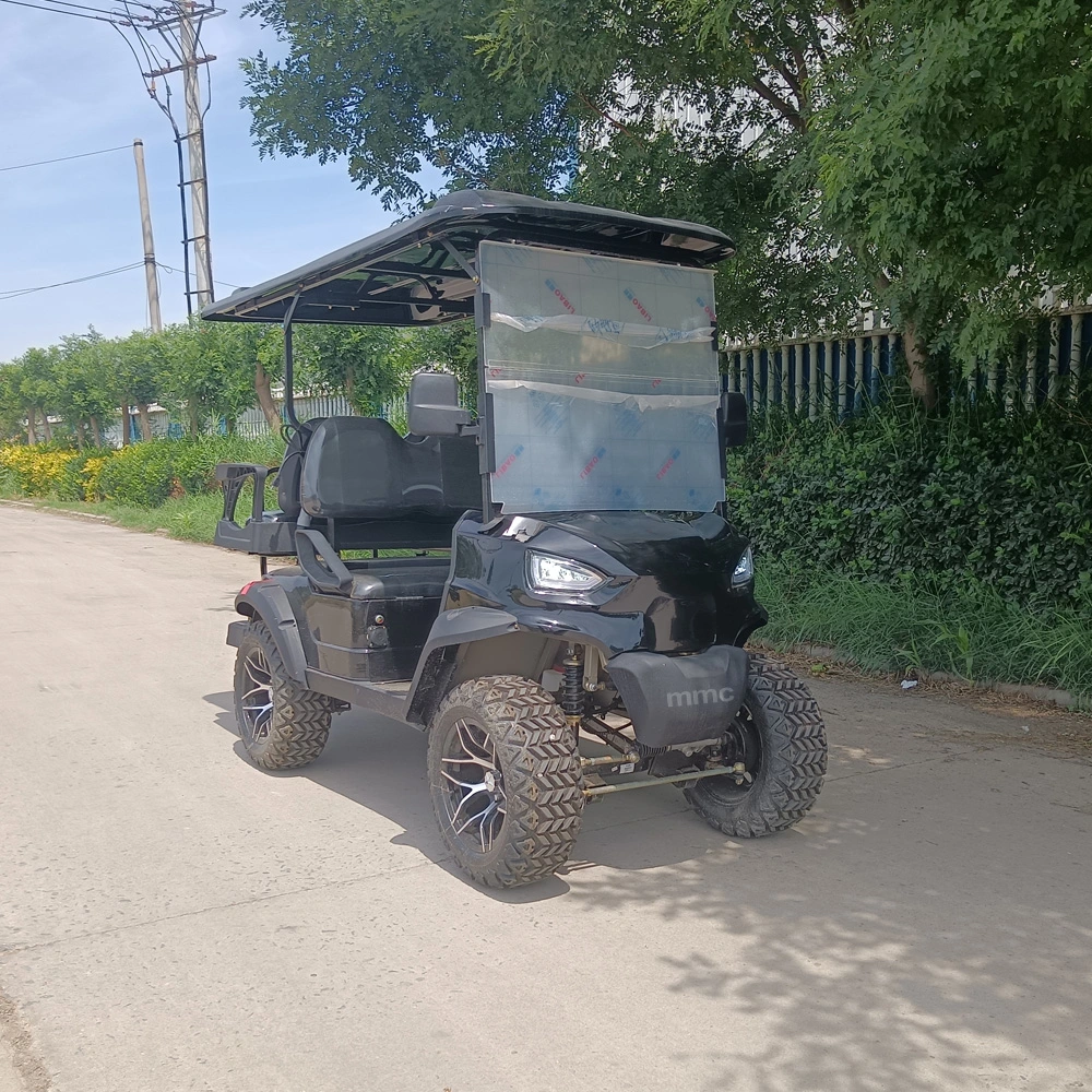 MMC Wholesale/Supplier 90-120km Mileage Range Lead Acid/Lithium Battery/Solar Panels off-Road Hunting Electric Golf Cart 48V/60V/72V 2/4/6/8 Seats Electric Golf Car Golf