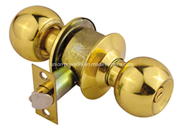 Door Hardware Cylindrical Knob Lockset Entry Door Knob Handle