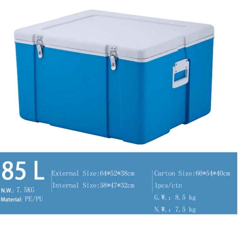 Hochey portátil de equipo médico de transporte de vacunas congelador caja fría Soporte Material de PU