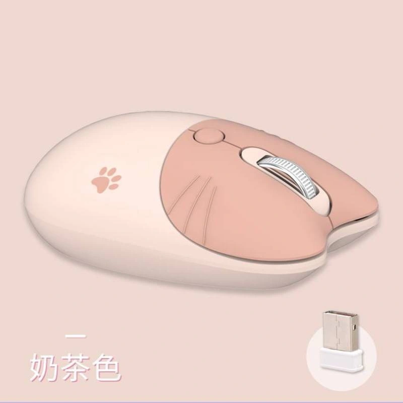 2.4G sans fil optique mignon dessin animé ordinateur silencieux 3D ergonomique bureau Souris