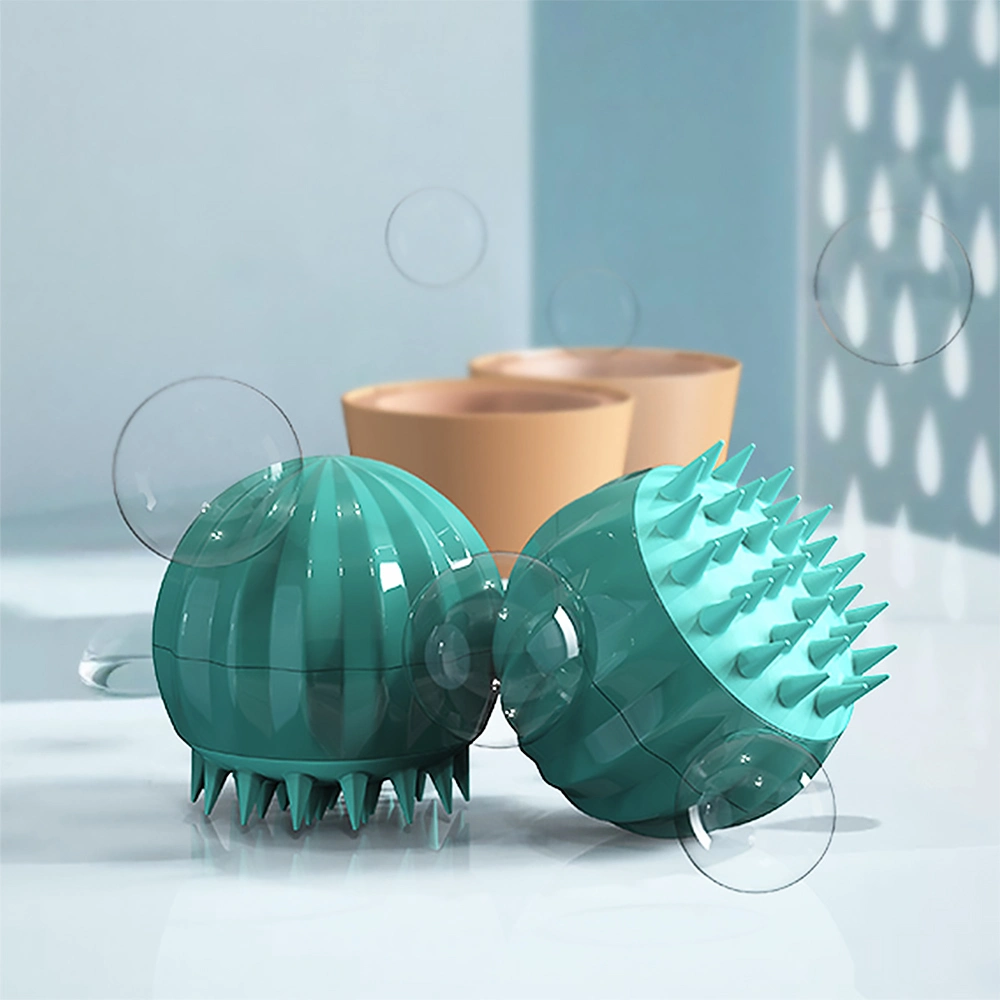 Neue Silikon-Pet Grooming Tool Kaktus Pet Brush