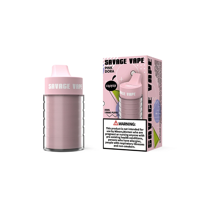 Savage VAPE Puff 10K Puffs E VAPE Puff desechable 9K pañales de Carreargebale artículos desechables 650mAh Airflow Control 25ml cartucho prellenado Puffbar 0% 2% 3%