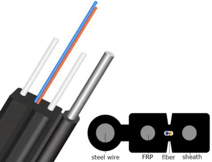 Upc, APC Ferrule Type Self Supported Pre-Terminated FTTH Outdoor Sc APC Drop Fiber Patch Cable