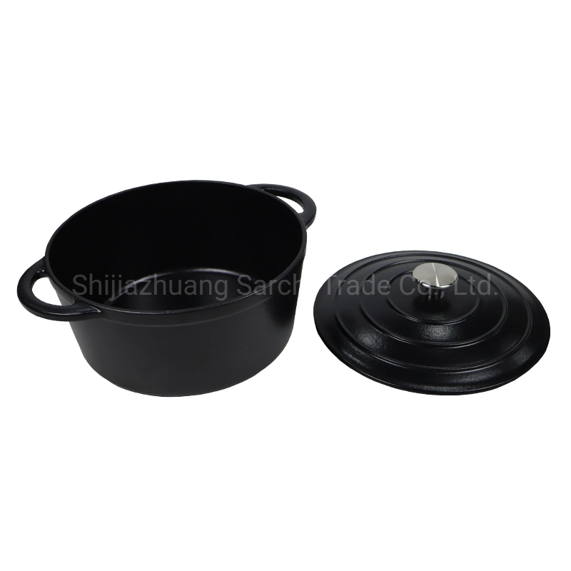 2.6qt 5.2qt Nonstick Bread Baking OEM Customized Colorful Matte Multi Cast Iron Enameled Dutch Oven