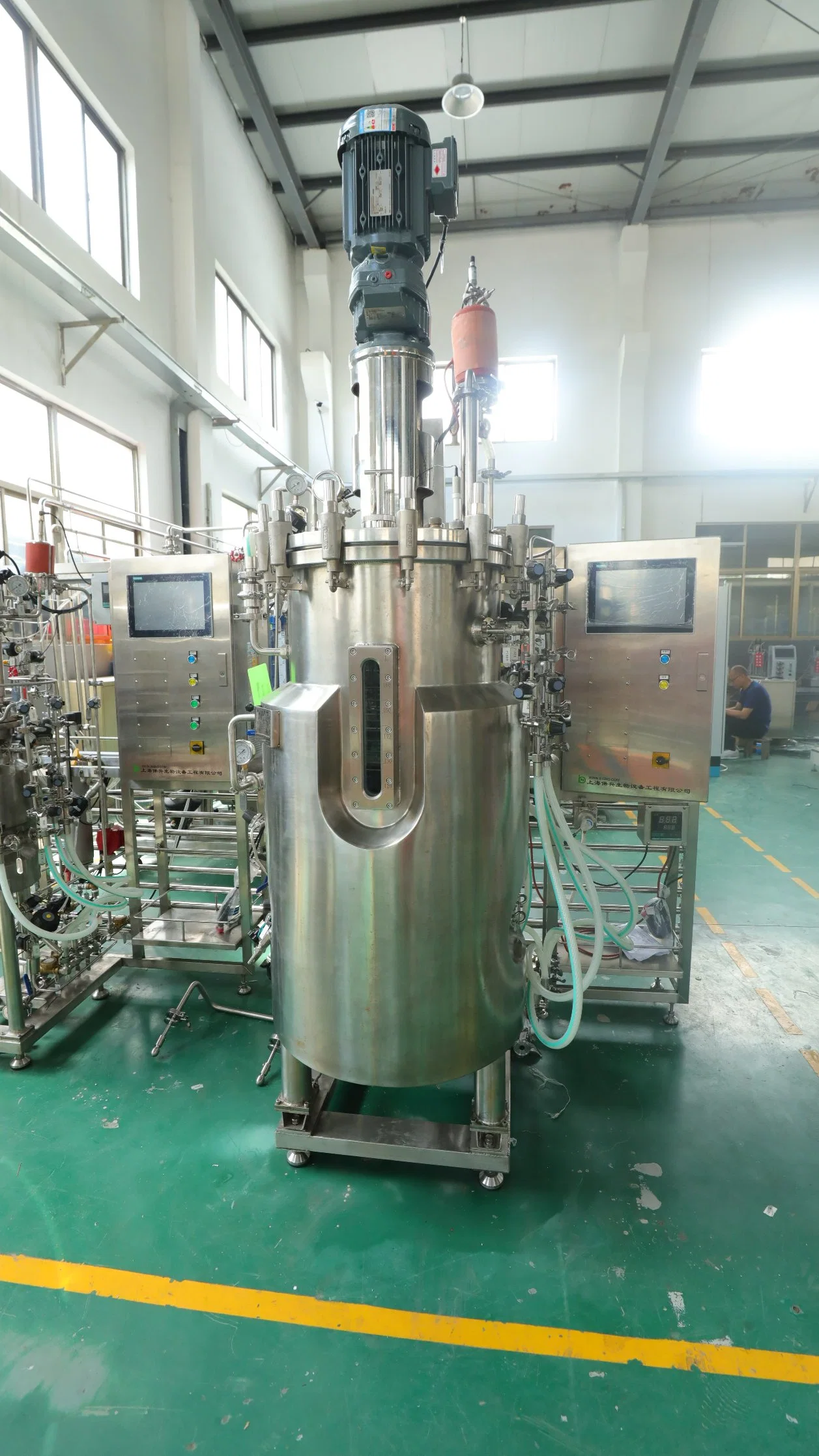 10L/15L/20L/30L/50L/100L/300L/500L/800L/1000lcontinuous Stirred Tank Stainless Steel Fixed Bed Fermentor/Bioreactor Used for Chemical, Food, Pharmacy