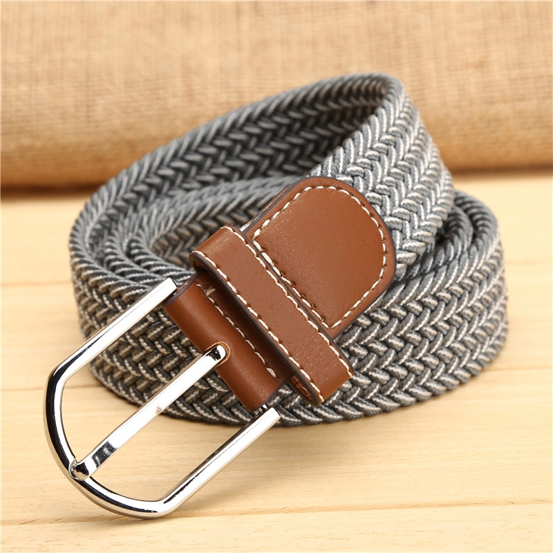 Environmental Protection Material Fabric Belts Braid Elastic Belt Men's Women's Belt Weaving Wholesale/Supplier Factory