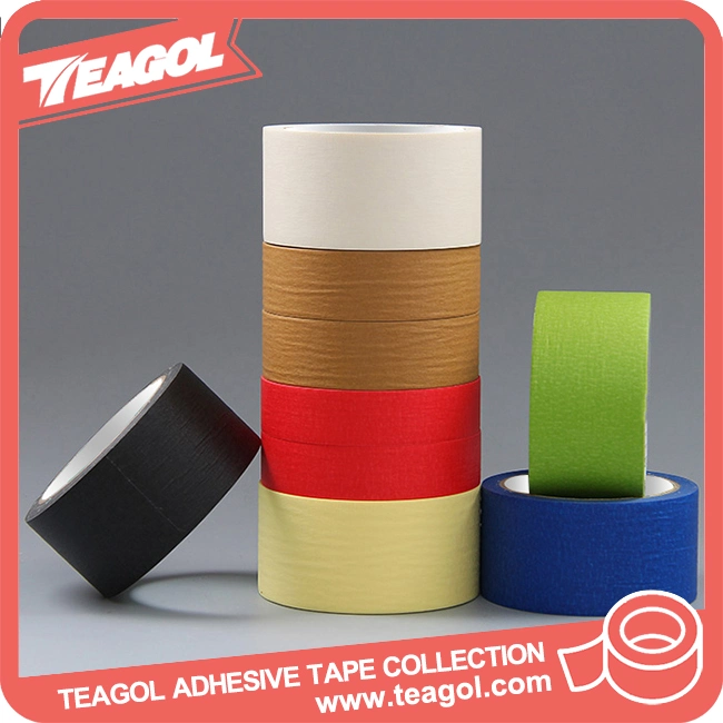 Rubber Glue Car Painting Colored Adhesive Masking Tape