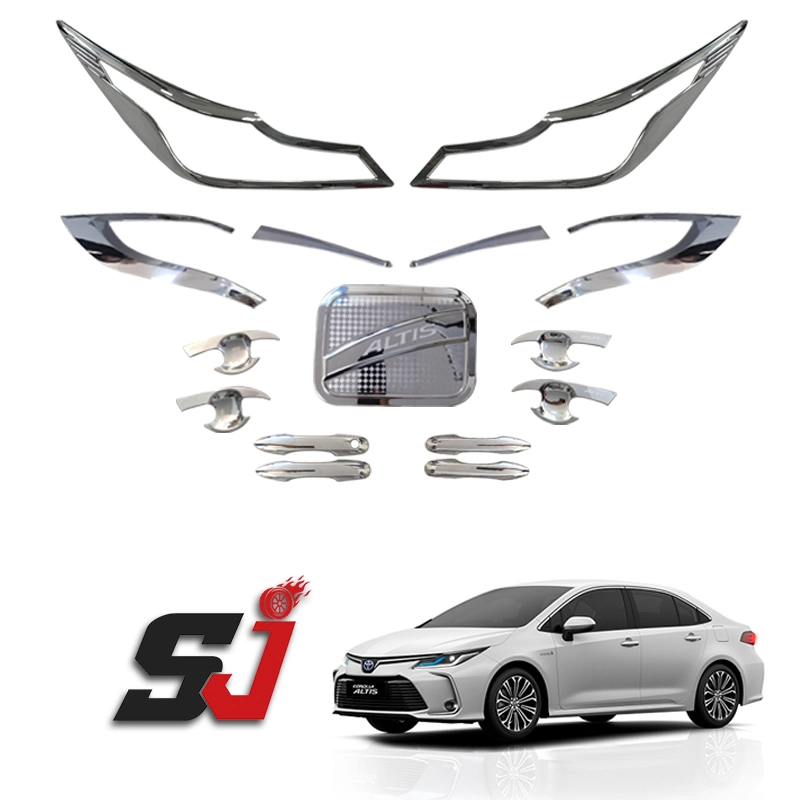 Factory Wholesale ABS Plastic Good Quality Headlight Cover Tail Light Cover Body Kit for Toyota 2014-2020 Altis (Corolla)