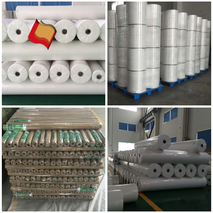 China Cheap Non Woven Cloth Fabric Rolls 100% Polypropylene PP Recycled TNT Non-Woven Cloth Non Woven Fabric Roll Used for Eco Bags