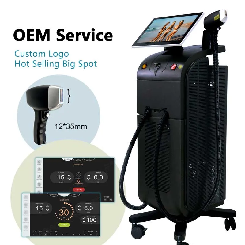 FDA, Medical CE Approved 2023 High Power 2000W 755nm 808nm 1064nm Titanium Diode Laser Hair Removal Beauty Depilation Laser Machine