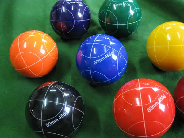 مصنع المعدات الأصلية (OEM) مخزون من لعبة Lawn Game Resin Bocce الكرة
