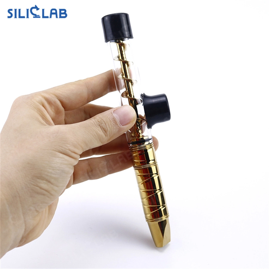 Wholesale Dried Herb DAB Set Twisty Glass Blunt Smoking Pipe