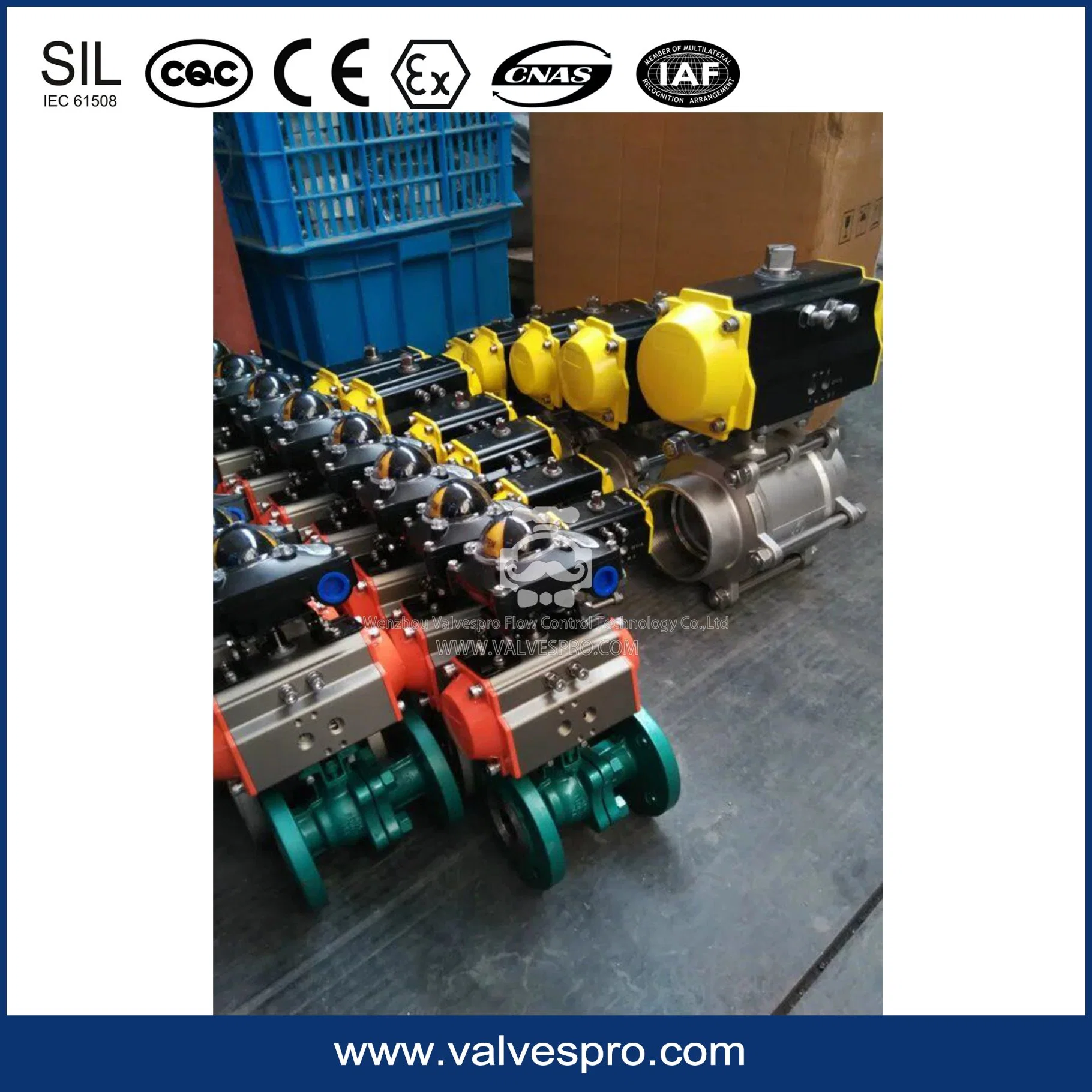 At270s Full Stainless Steel Pneumatic Actuator for Butterfly Valve