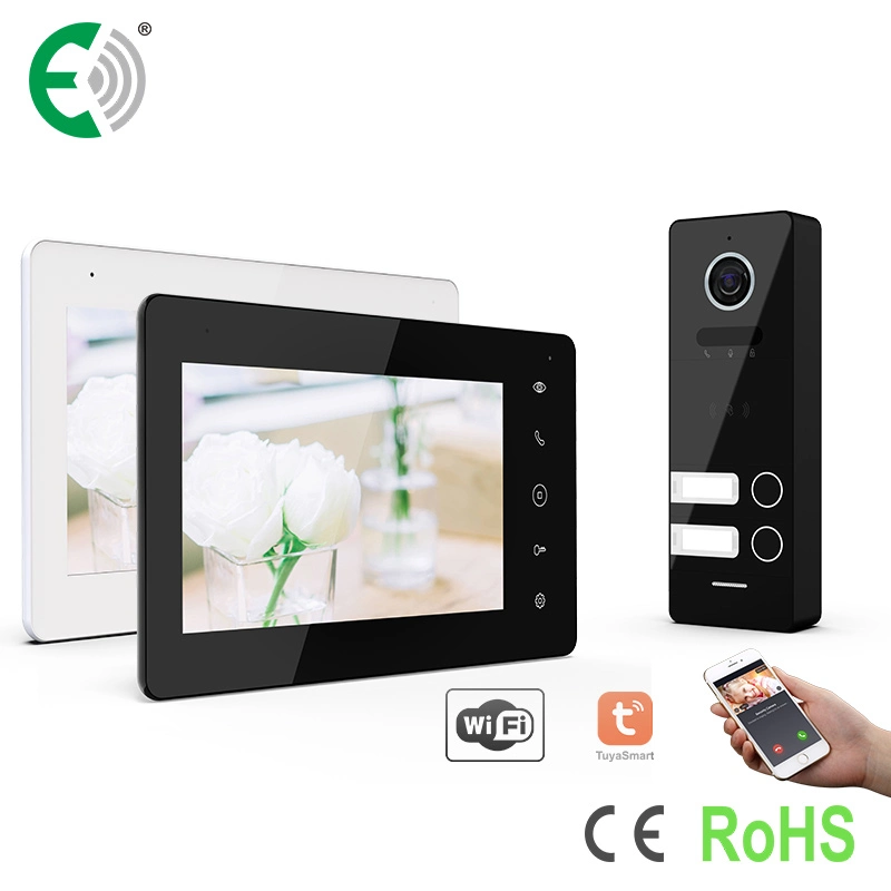 Segurança de casa de campainha UTP / IP 7 "Interphone Video Doorphone