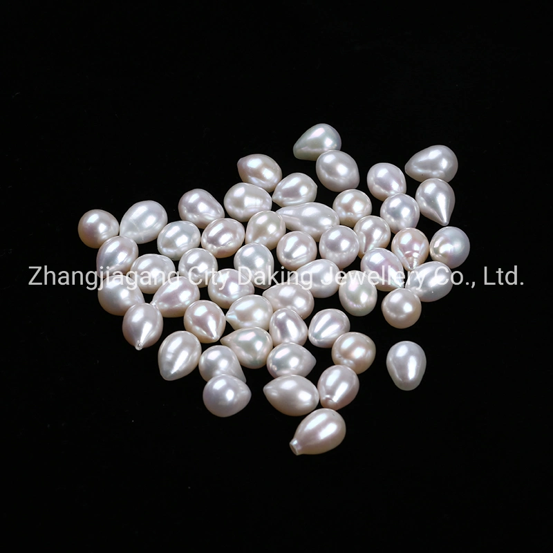 8-9mm Natural White Baroque Freshwater Pearl Loose Beads for fashion Jewelry Making