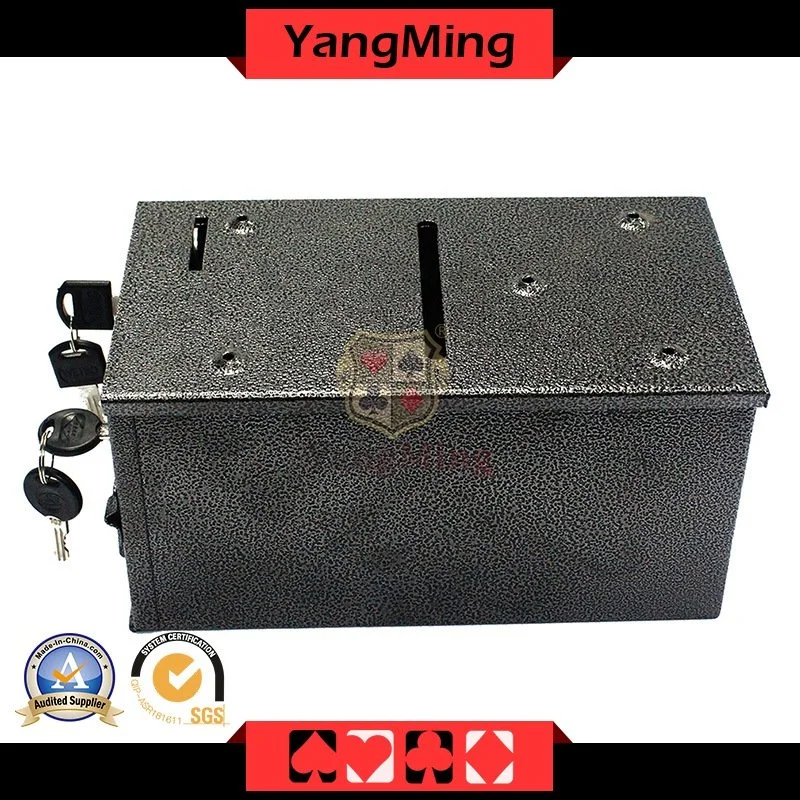 Casino Coin Cash Box Pumping Water Tank for Install Casino Poker Table with Lock Ym-Mx01