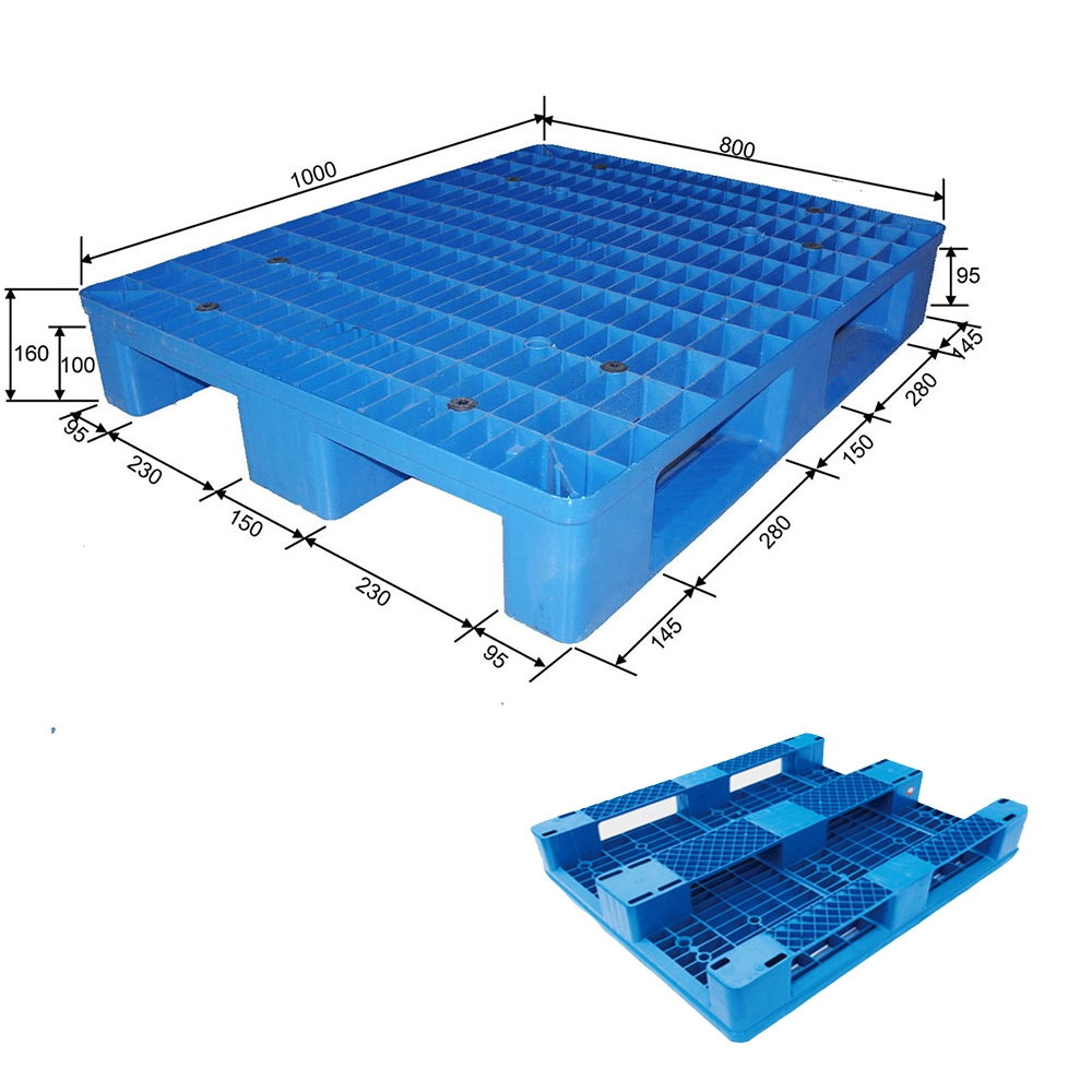 El suministro directo de fábrica de Servicio Pesado de palets de plástico de HDPE para almacén