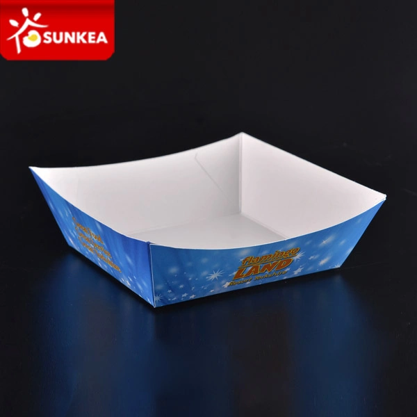 Printed Paper Fast Food Tray Packing