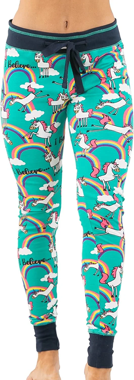 Leggings personalizadas para uso doméstico com padrão confortável OEM Fashion Lady Pajama Para mulher