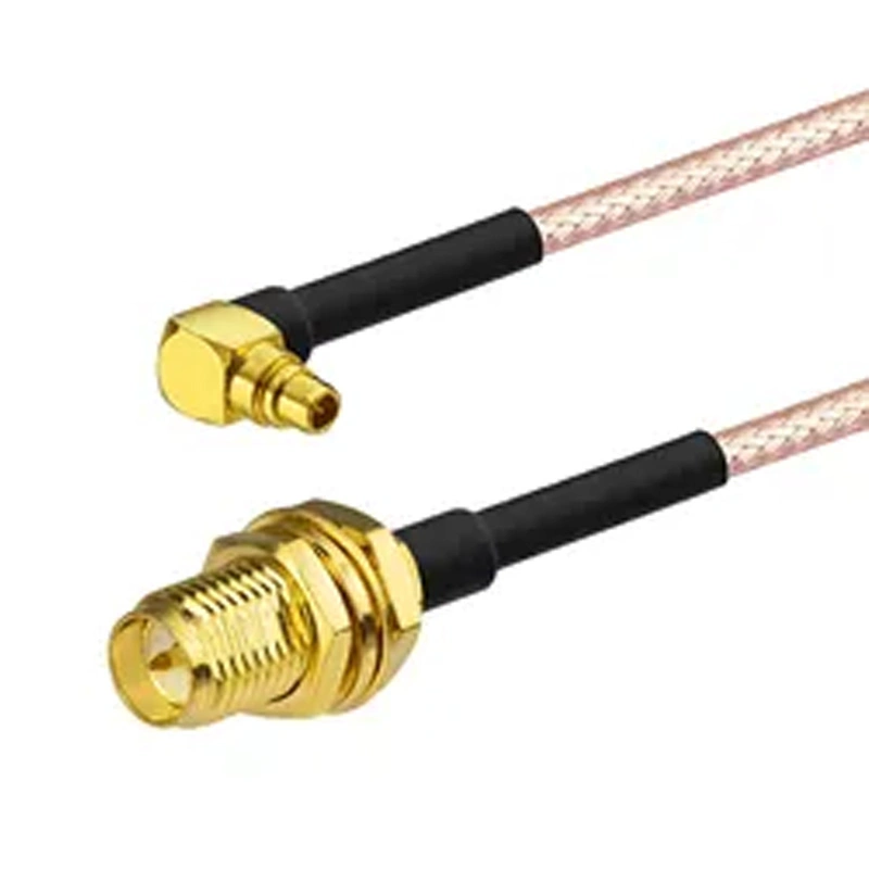 Rg316 TNC UHF Coaxial Pigtail RF Jumper Cable with SMA Female Bulkhead to MMCX