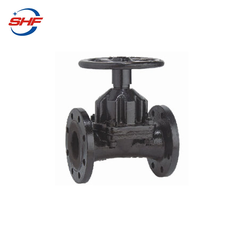 UPVC Plastic Flange Diaphragm Valve Switch and Regulating Diaphragm Valve (PPH, PVDF material)