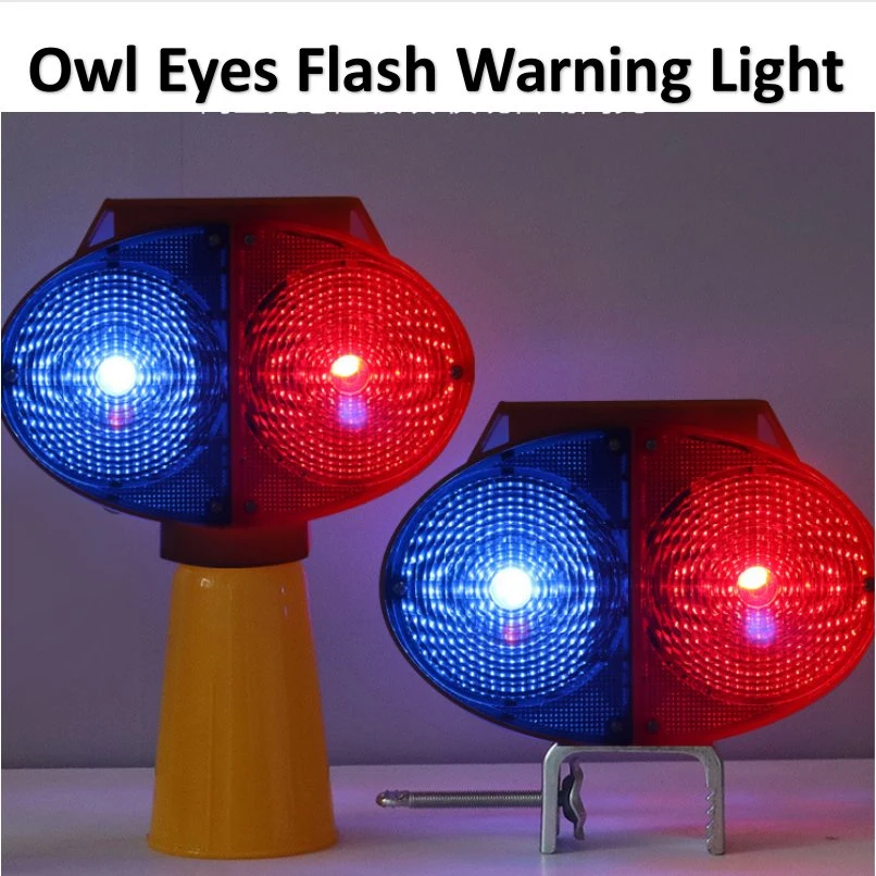 Wholesale/Supplier China Manufacturer Solar Owl Eye Rotating Traffic Light