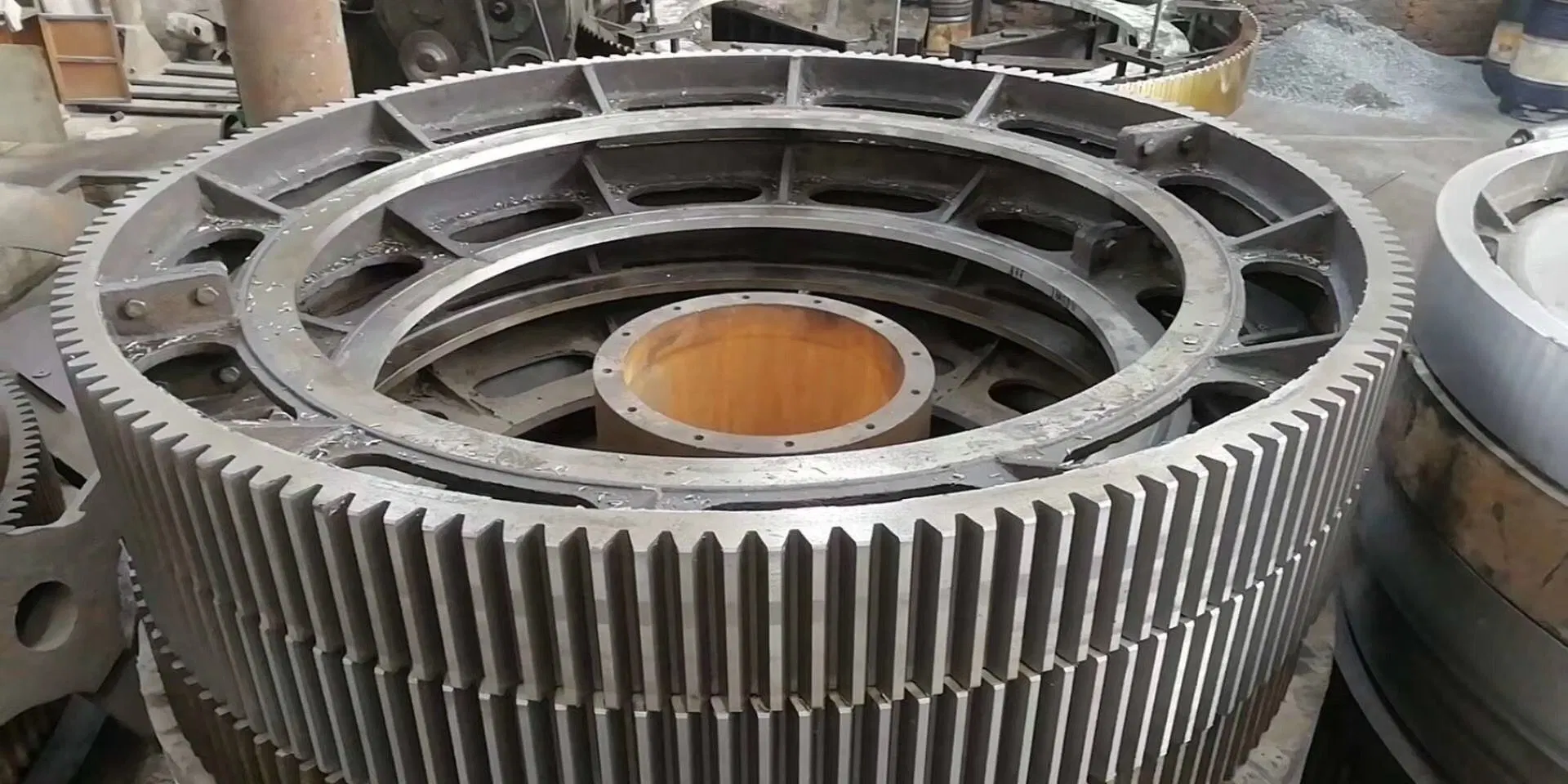 Nodular Cast Iron Large Girth Gear for Ball Mill