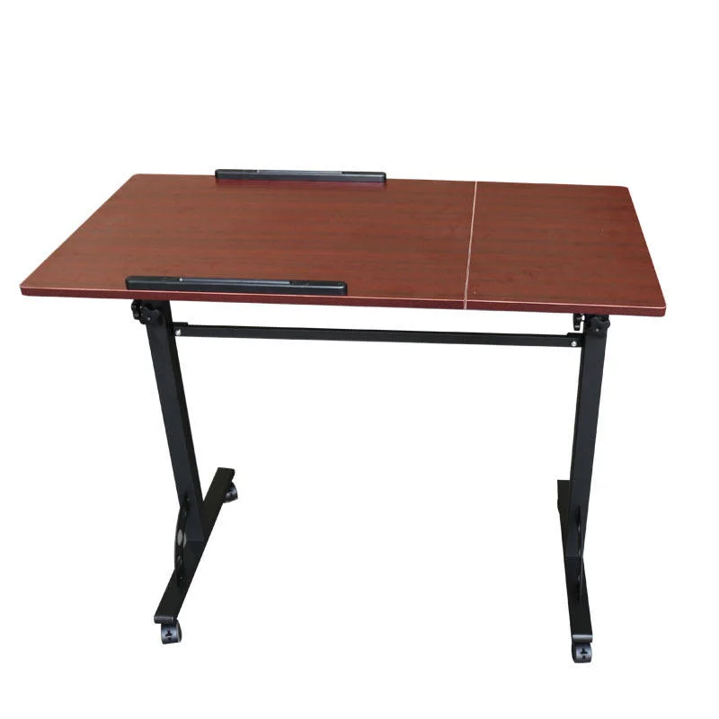 Simple Modern Solid Wood Desk Home Living Room Learning Workbench Office Computer Desk and Chair Log Single Desk