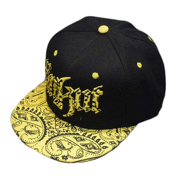 Personalizado de la moda sombrero de ala plana Snapback Gorra de béisbol (JRN017)