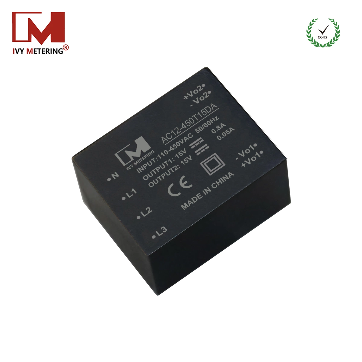 RoHS certificada CE/5W 220V gire 5 V/12V AC-DC Módulo de alimentación