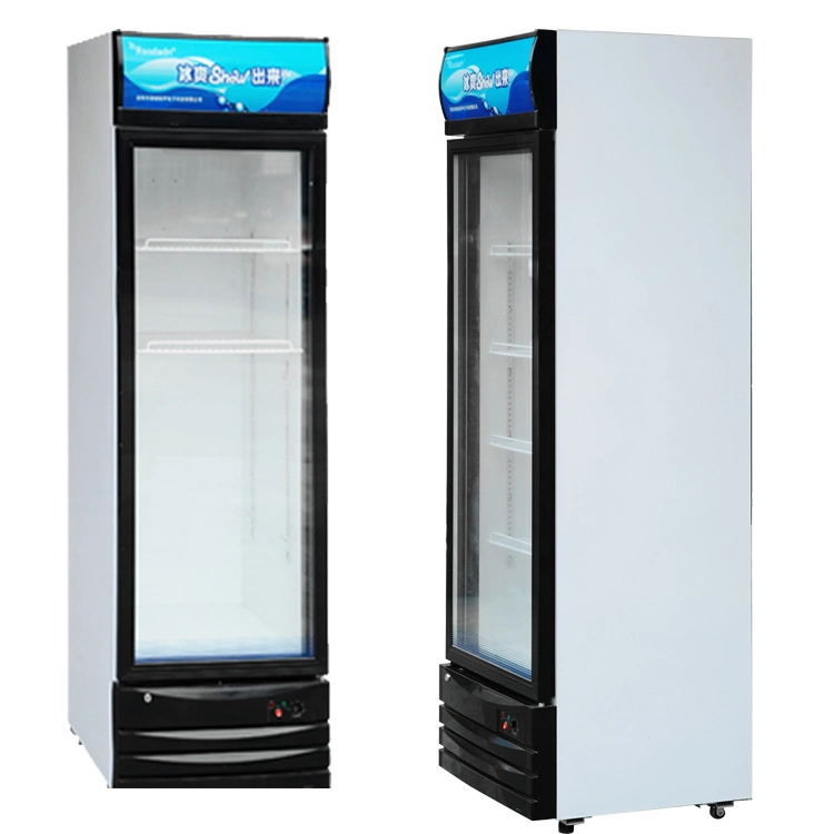 Direct Cooling Freezing Food Beverage Cooler with Single One Door