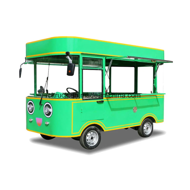 Newest Design Kitchen Electric Heated Food Mobile Food Cart