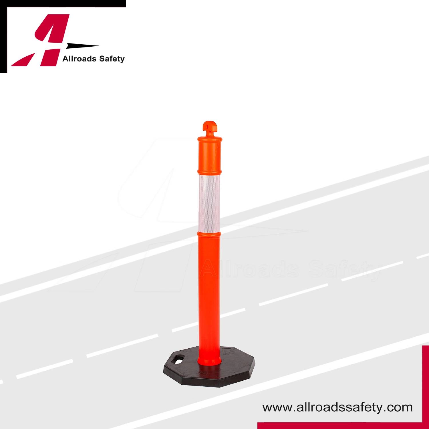 110cm Reboundable T-Top Traffic Safety Delineator