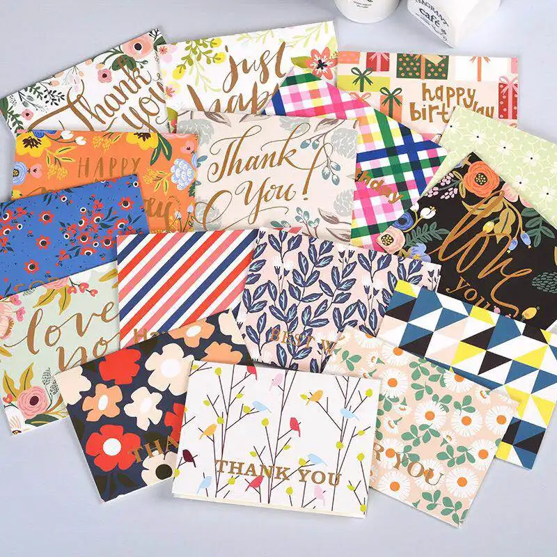 OEM Colorful Coated Paper Greeting Card