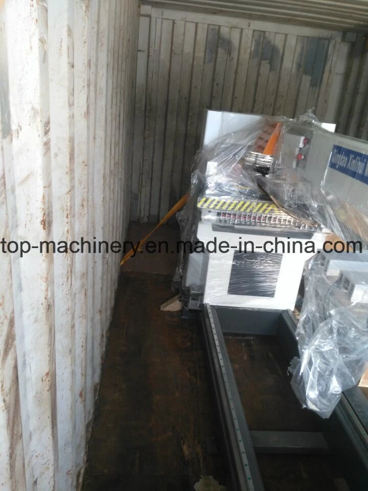 Construction Plywood Manufacturing Six-Row Woodwork Drilling Machine with Pneumatic Turning of The Spindle Row for Aluminum Wood with Double Motors