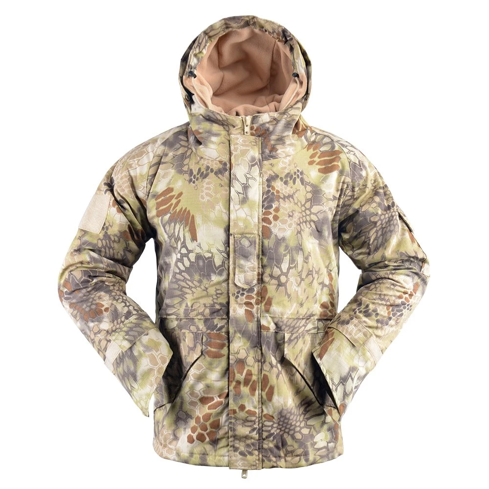 Al aire libre Casual Sport Tactical Wasteland Python Camouflage Moda G8 hombres Chaqueta