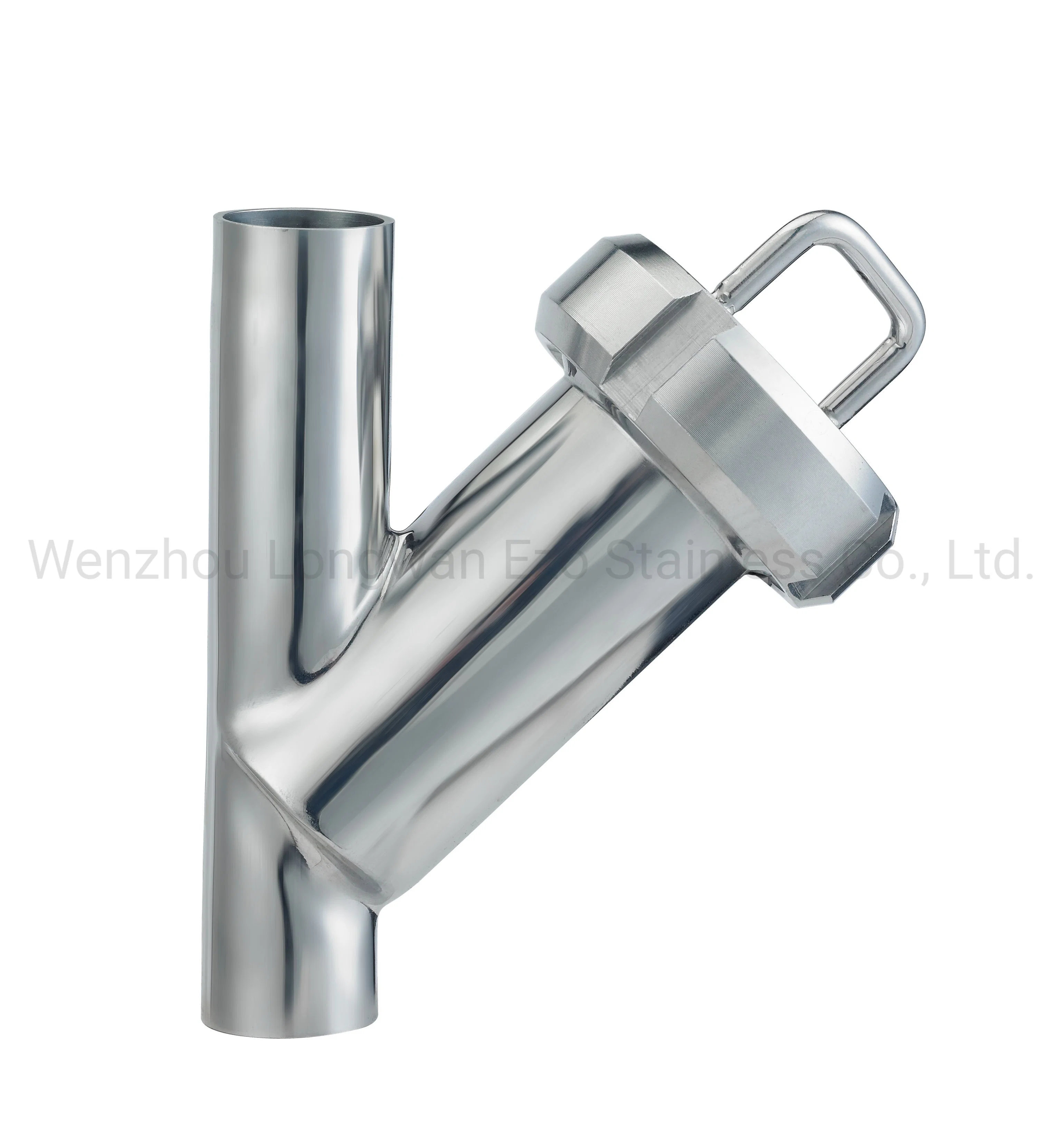 Stainless Steel Sanitary Customized Mirror Polished Y Type Strainer