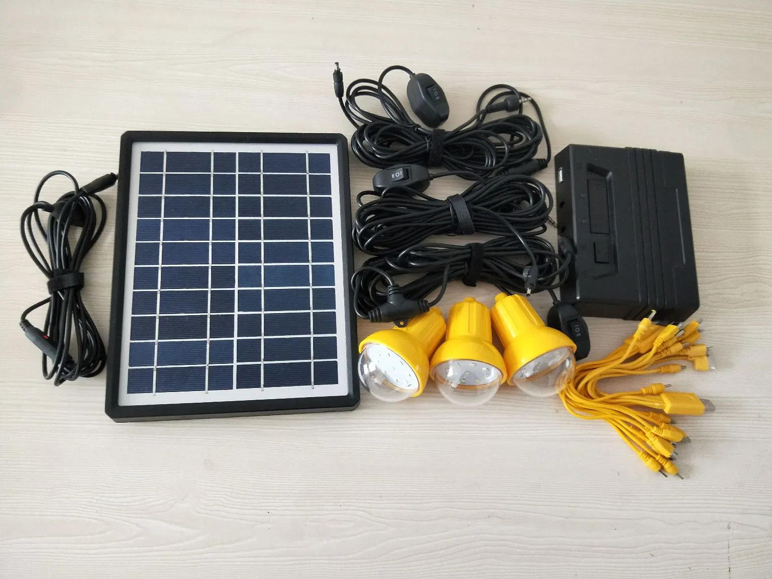 5W de energía solar portátil con kits de cargadores de teléfono móvil