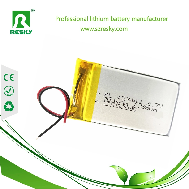 Batterie rechargeable prismatique Li-Polymer 102040 3,7 V 750 mAh