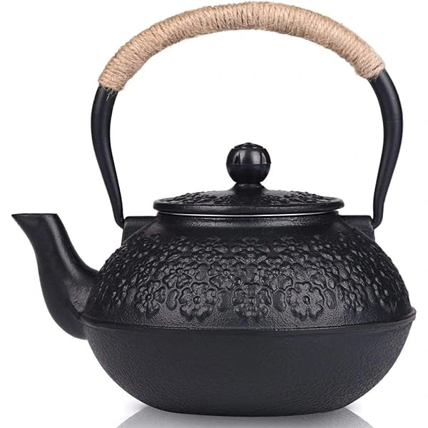 Factory Supply Chinese Cast Iron Tea Pot with Good Quality Japanese Style Iron Kettle