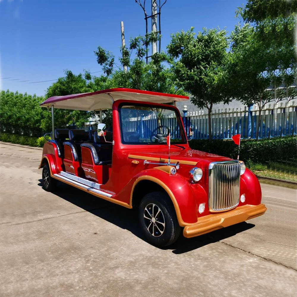 11 Seat 72V 5000W/7000W Lithium Intelligent Retro Golf Cart Electric Classic Car