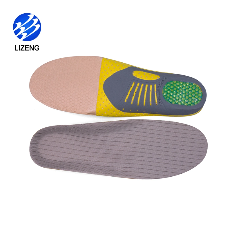 Lizeng Brand Ultra Orthtic Support Ganzlänge Gel Schuhsohlen Für flache Füße