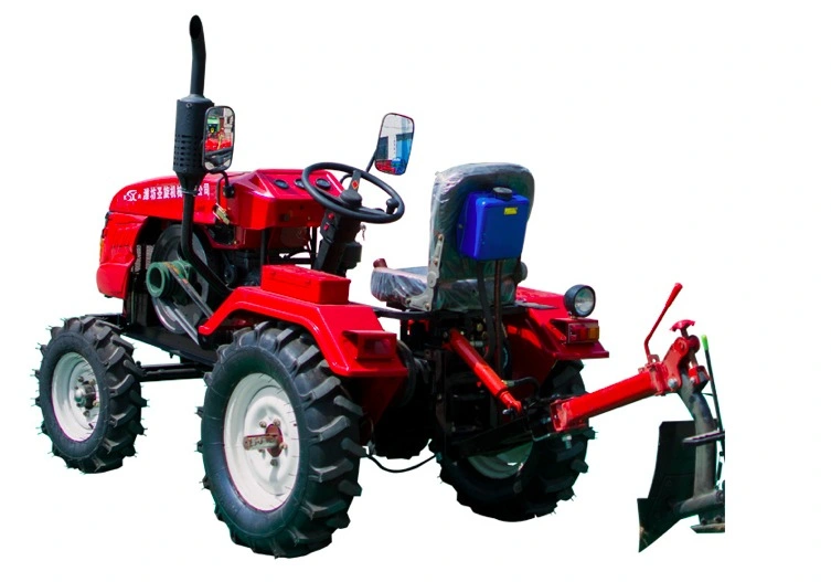 China Tractor Factory Supply Two Wheel Belt Driven Agriculture Tractor 12-15HP Farm Tractor, Compact Mini Tractor for Garden, Vineyard